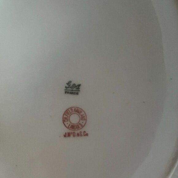 Vtg CF Haviland Limoges Oval Covered Vegetable Dish Floral Pattern France HTF - Picture 9 of 12